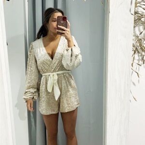 Boutique Sequin Romper